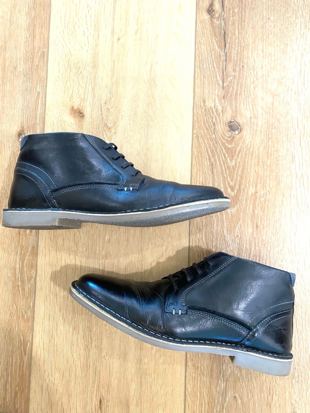 Steve Madden Boots Men’s Size 9 Black Gadrick Chukka Boots Casual Preppy Work